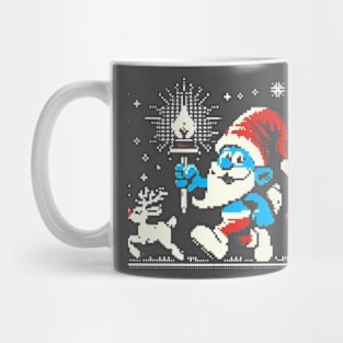 Christmas Santa with Lamp vi Mug